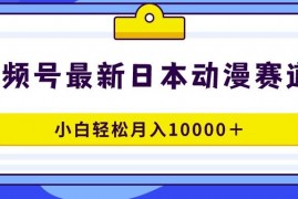 （9176期）视频号日本动漫蓝海赛道,100%原创,小白轻松月入10000＋